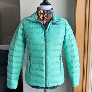 Patagonia Down Sweater Jacket Small Galah Green Mint Regular Fit 800-fill down S